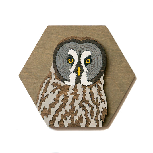 Great Grey Owl Wall Art