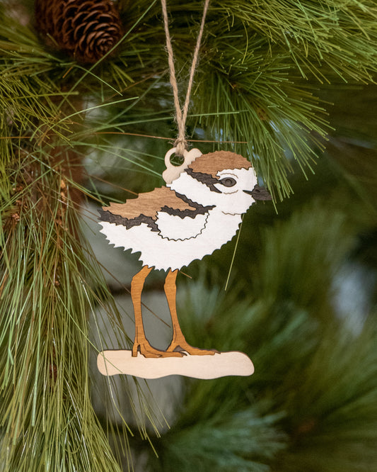 Piping Plover Tree Ornament