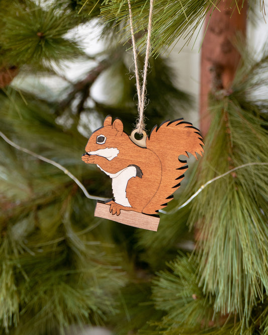 Squirrel Tree Ornament