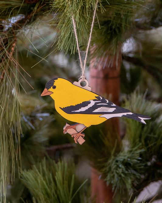 American Goldfinch Tree Ornament