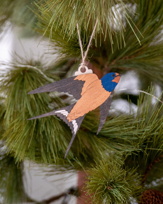 Barn Swallow Tree Ornament