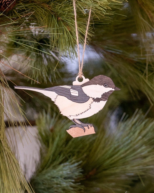Black-capped Chickadee Tree Ornament