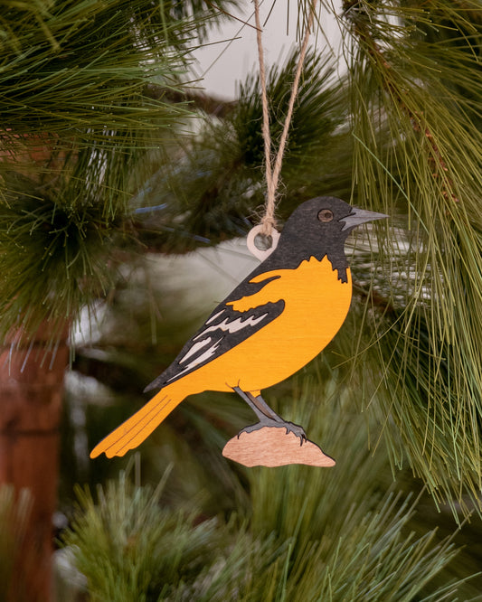 Baltimore Oriole Tree Ornament