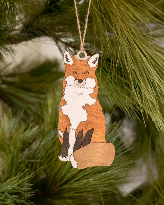 Fox Tree Ornament
