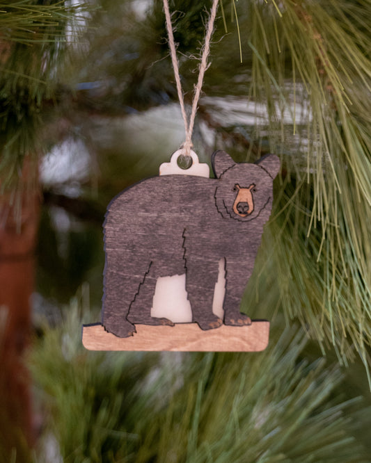 Black Bear Tree Ornament