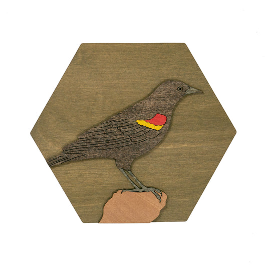 Red-winged Blackbird Wall Art