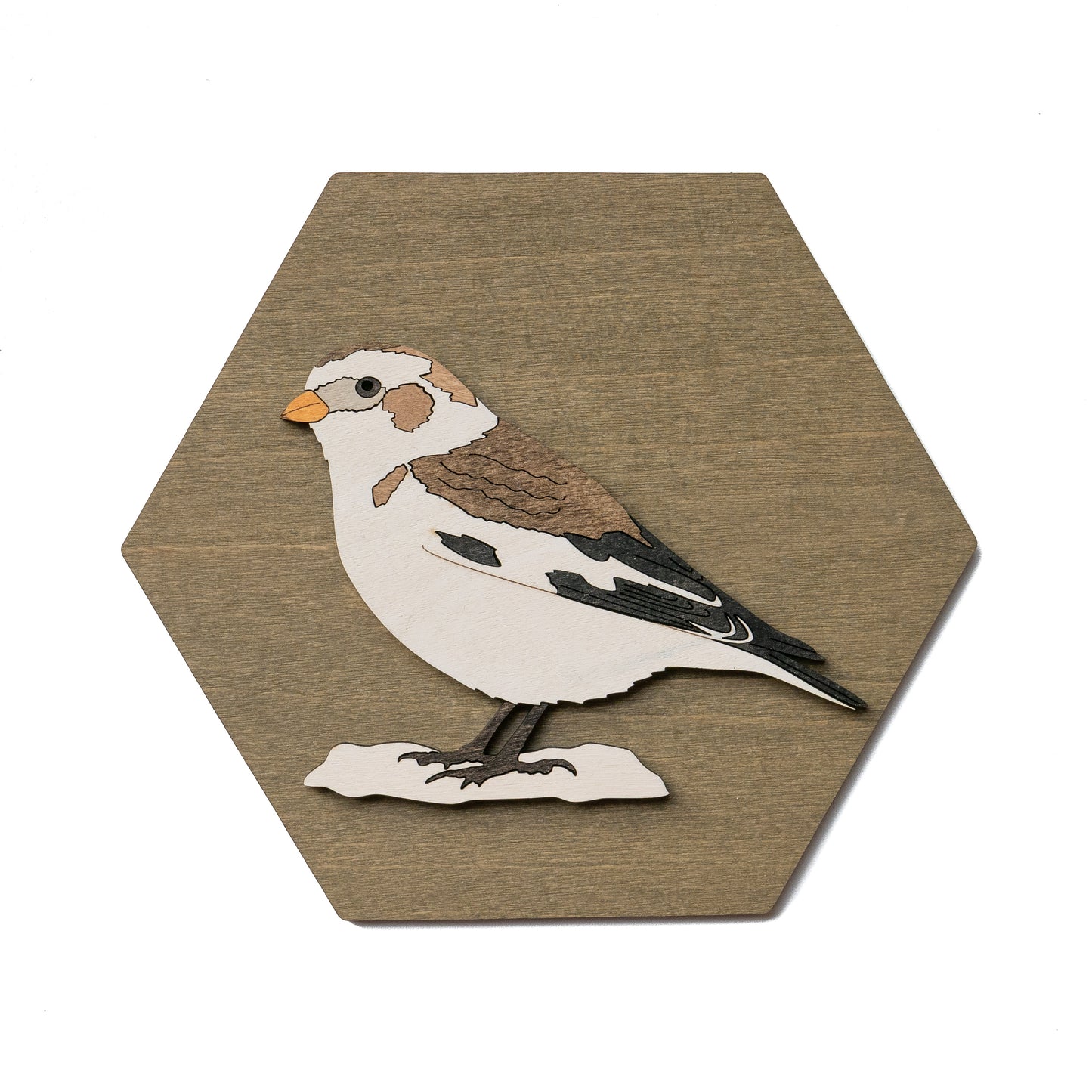 Snow Bunting Wall Art